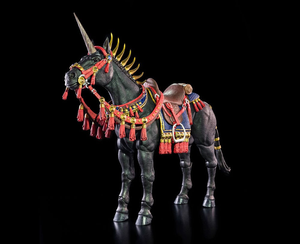 Mythic Legions Rising Sons Figura Uumbra Unicorn Steed 15 Cm