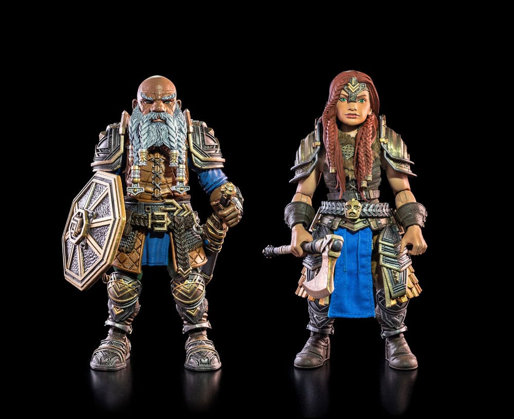 Mythic Legions Rising Sons Pack De 2 Figuras Exiles From Under The Mountain 15 Cm