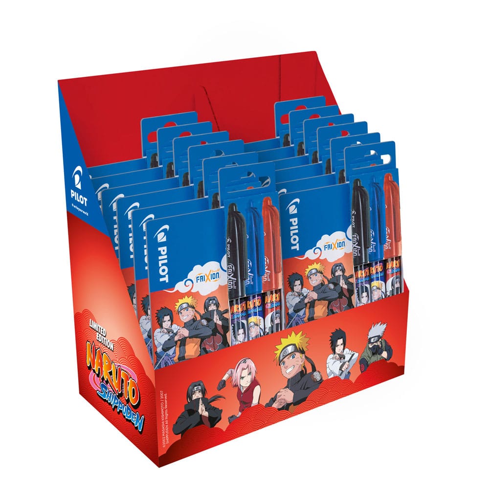 Naruto Shippuden Bola de rodillo FriXion Ball Naruto Limited Edition Paquete de 3 LE 0.7 (12)