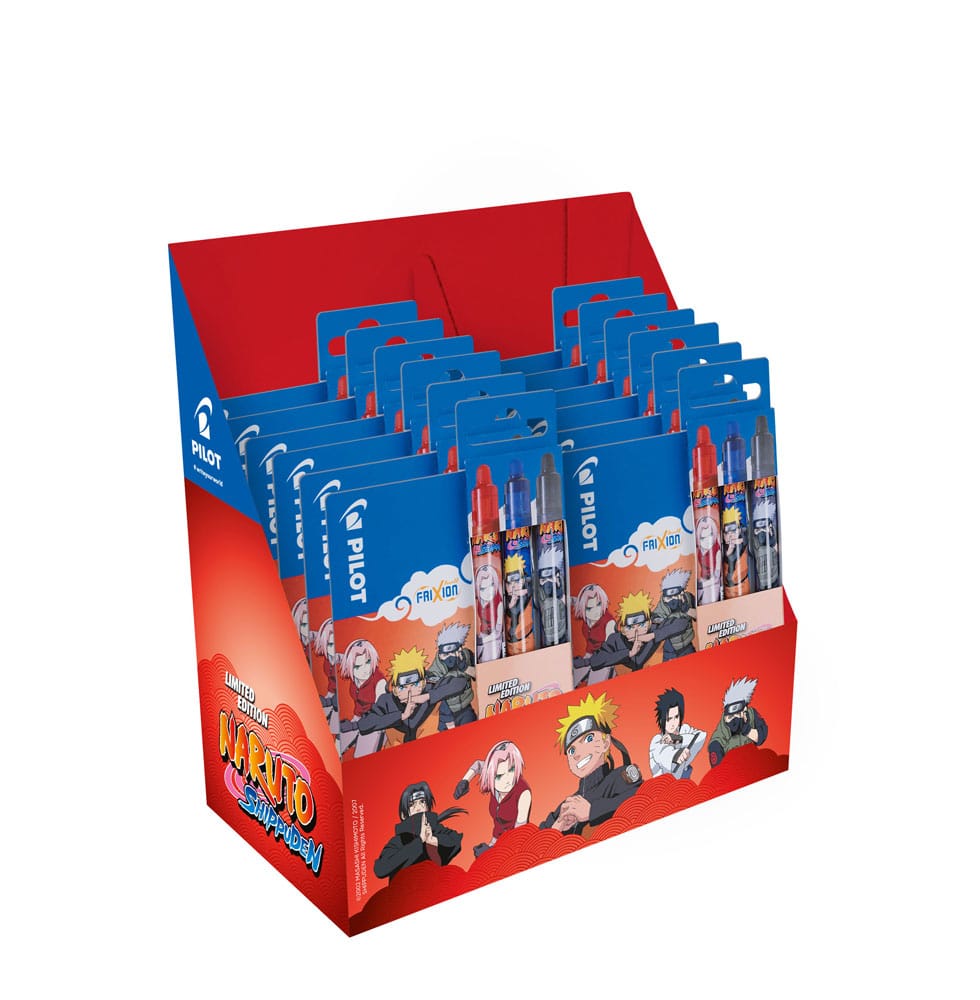 Naruto Shippuden Bola de rodillo FriXion Clicker Naruto Limited Edition Paquete de 3 (12)