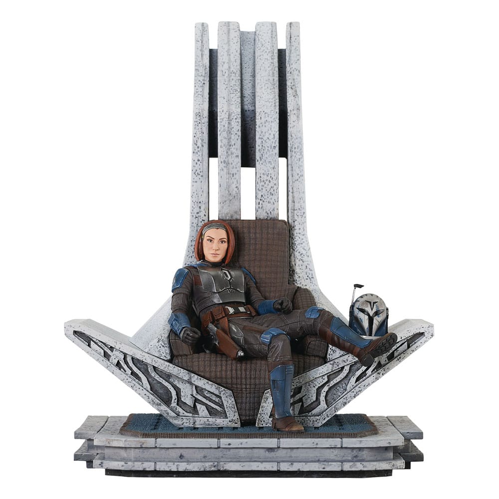 Star Wars: The Mandalorian Estatua Premier Collection 1/7 Bo-Katan Kryze on Throne 35 cm