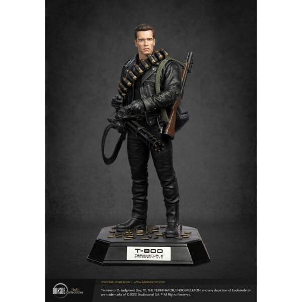 Terminator 2 Judgement Day Estatua 1 3 T 800 30th Anniversary Ultimate Signature Edition 69 Cm