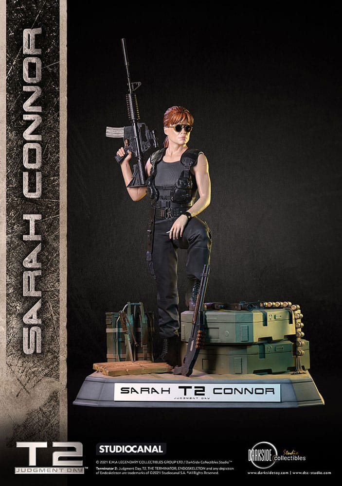 Terminator 2 Judgement Day Estatua Premium 1/3 Sarah Connor T2 30th Anniversary Edition 71 cm