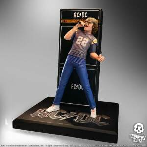 Ac Dc Estatua Rock Iconz Brian Johnson 23 Cm