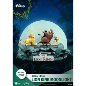 Disney Diorama Pvc D Stage El Rey Leon Moonlight Special Edition 12 Cm