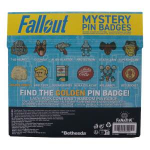 Fallout Chapas Expositor Mystery Pin Badge 12