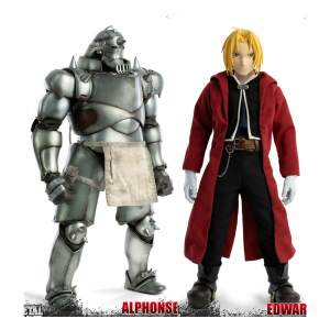 Fullmetal Alchemist Brotherhood Pack De 2 Figuras 1 6 Alphonse Edward Elric Twin Pack