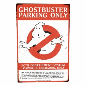 Ghostbusters Cartel De Metal Parking