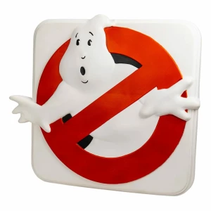 Ghostbusters Lampara De Pared Led No Ghost Logo