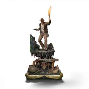 Indiana Jones Estatua Art Scale Deluxe 1 10 Indiana Jones 40 Cm