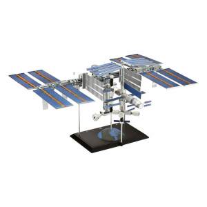 International Space Station Iss Maqueta 1 144 25th Anniversary Platinum Edition 74 Cm