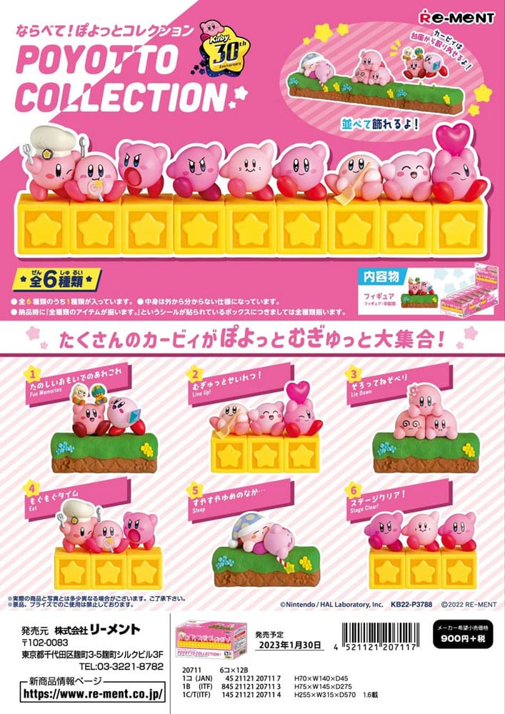 Kirby Minifiguras Poyotto Collection Expositor 6