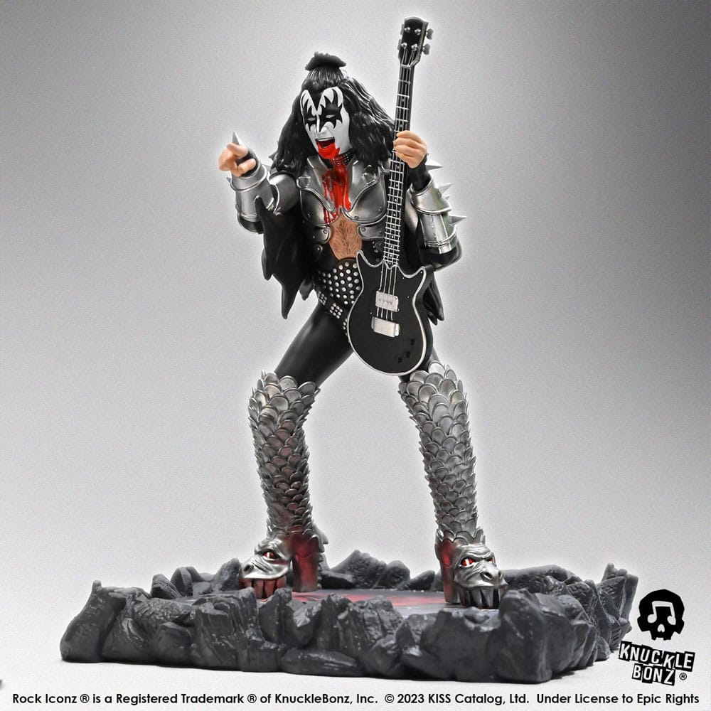 Kiss Estatua Rock Iconz The Demon Destroyer 22 Cm
