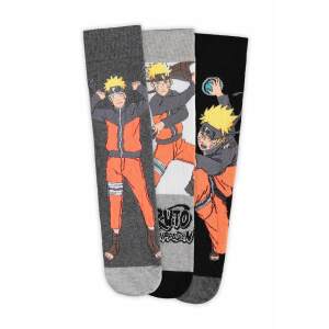 Naruto Shippuden Pack De 3 Pares De Calcetines Naruto 43 46