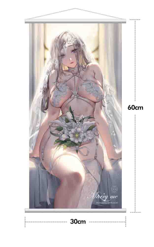 Original Illustration Estatua Pvc 1 4 Marry Me Illustrated By Lovecacao Bonus Inclusive Limited Edition 31 Cm