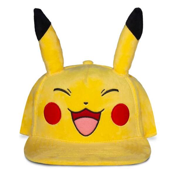 Pokemon Gorra Snapback Happy Pikachu