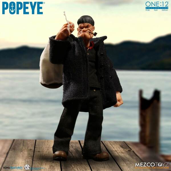 Popeye Figura 1 12 Popeye 14 Cm