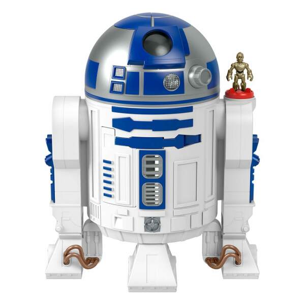 Star Wars Imaginext Figura Electronica Conjunto De Juego R2 D2 44 Cm