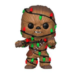 Star Wars Pop Vinyl Cabezon Holiday Chewbacca With Lights 9 Cm