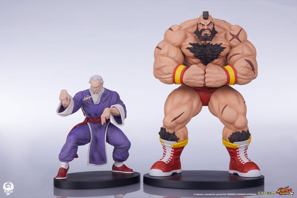 Street Fighter Street Jam Estatuas 1 10 Zangief Gen Set