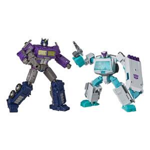 Transformers Generations Selects Pack De 2 Figuras Shattered Glass Optimus Prime Leader Class Ratchet Deluxe Class