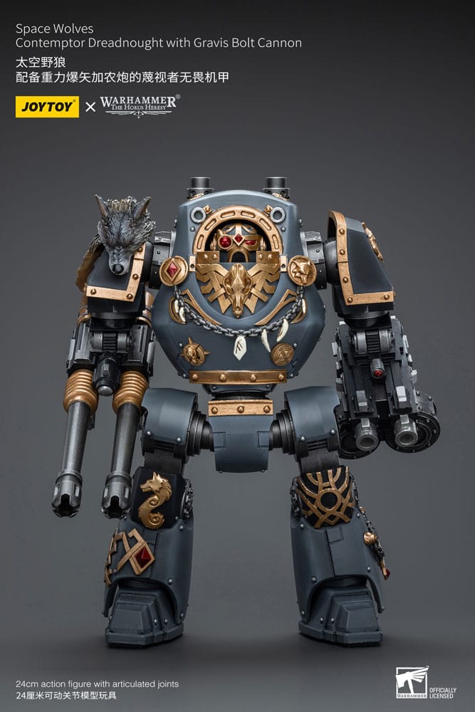 Warhammer The Horus Heresy Figura 1 18 Space Wolves Contemptor Dreadnought With Gravis Bolt Cannon 12 Cm