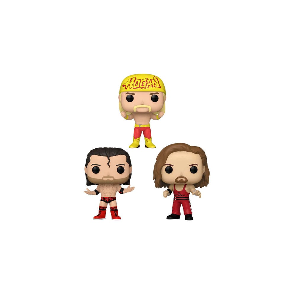 WWE POP! Vinyl Pack de 3 Figuras Hogan & Outsiders 9 cm