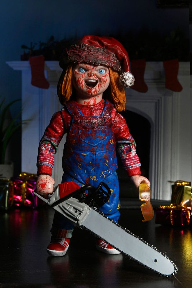 Chucky El Muneco Diabolico Figura Ultimate Chucky Holiday Edition 18 Cm