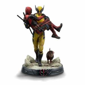 Deadpool Estatua 1 10 Deluxe Art Scale Deadpool Wolverine 21 Cm