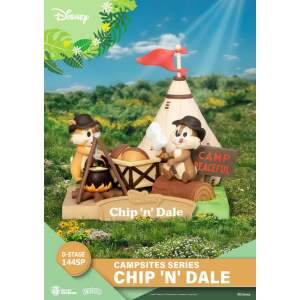 Disney Diorama Pvc D Stage Campsite Series Chip Dale Special Edition 10 Cm