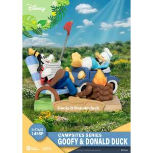 Disney Diorama Pvc D Stage Campsite Series Goofy Donald Duck Special Edition 10 Cm