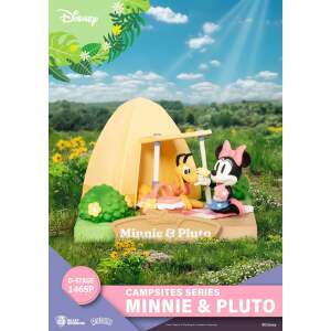 Disney Diorama Pvc D Stage Campsite Series Mini Pluto Special Edition 10 Cm