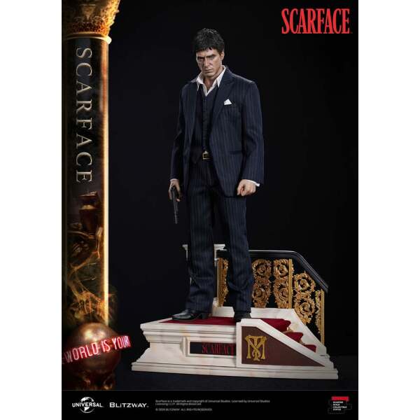 El Precio Del Poder Estatua Superb Scale 1 4 Tony Montana 53 Cm