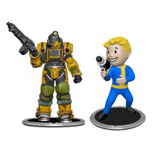 Fallout Pack De 2 Figuras Set A Excavator Vault Boy Gun 7 Cm