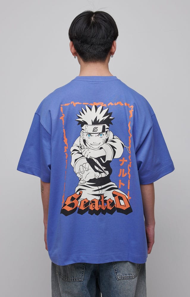 Naruto Shippuden Camiseta Graphic Blue Talla L