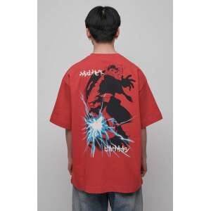 Naruto Shippuden Camiseta Graphic Red Talla L