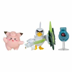 Pokemon Pack De 3 Figuras Battle Figure Set Clefairy Beldum Sirfetch D 5 Cm