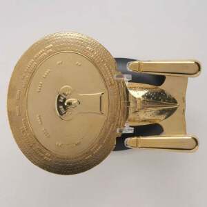 Star Trek First Contact Mini Replica Diecast Sp 18k Gold Uss Enterprise Ncc 1701 D