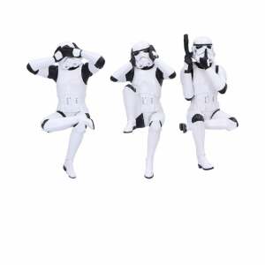 Stormtrooper Figuras Three Wise Sitting Stormtroopers 11 Cm