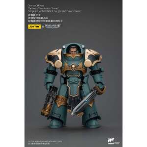Warhammer The Horus Heresy Figura 1 18 Tartaros Terminator Squad Sergeant With Volkite Charger And Power Sword 12 Cm