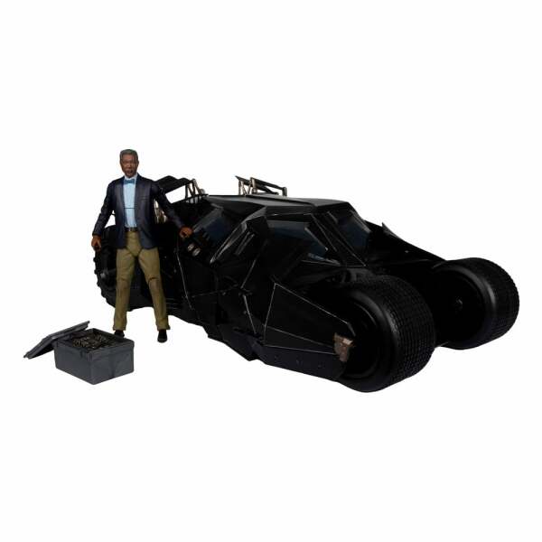 Dc Multiverse Vehiculo Tumbler With Lucuis Fox The Dark Knight Gold Label