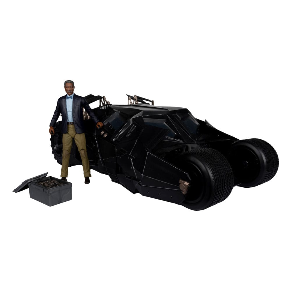 Dc Multiverse Vehiculo Tumbler With Lucuis Fox The Dark Knight Gold Label