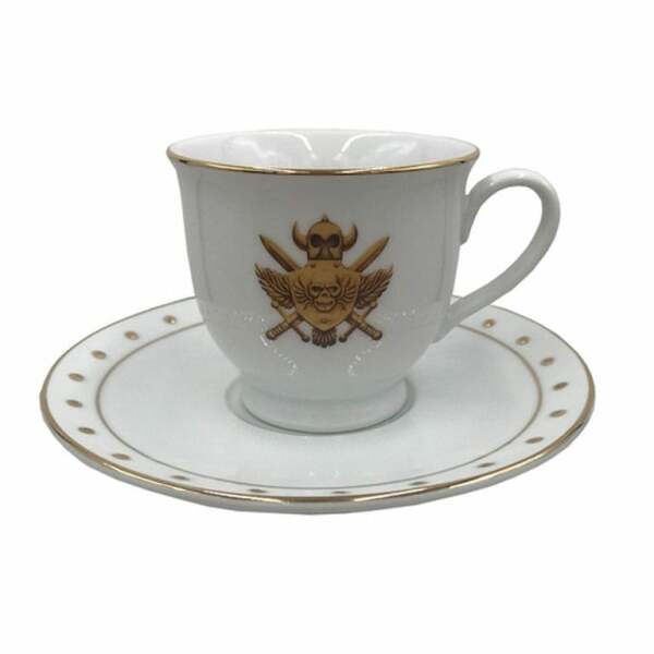 Masters Of The Universe Revelation Castle Grayskull Crest Porcelain Cup And Saucer Set