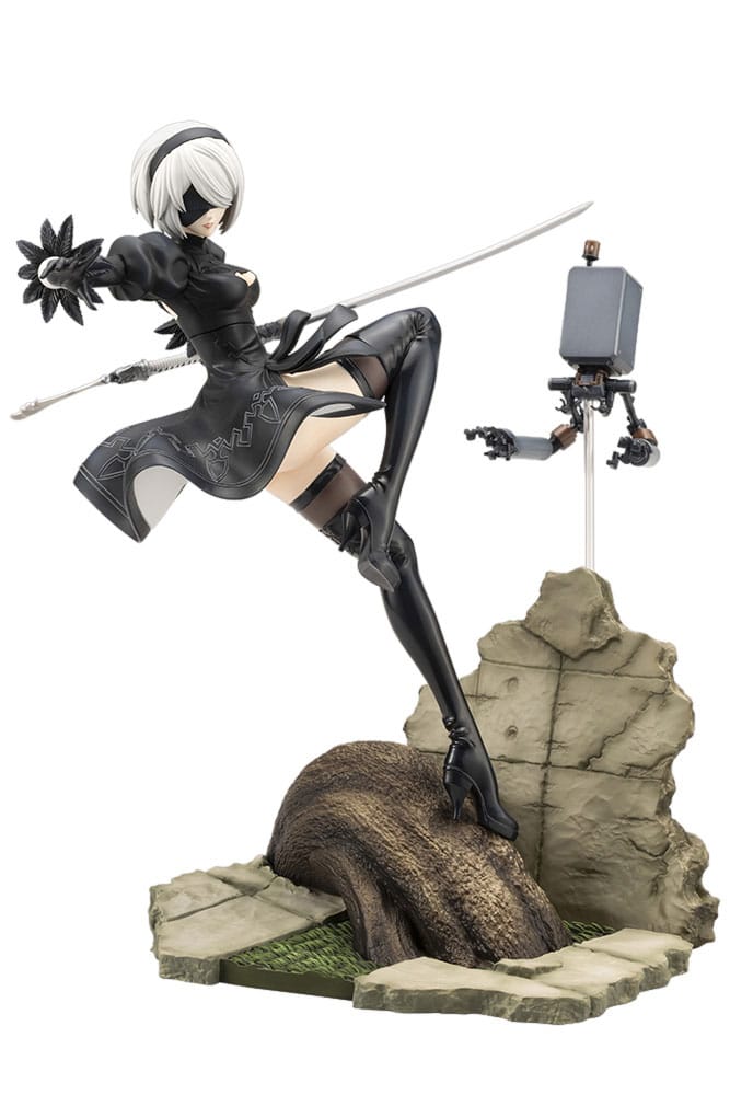 Nier:Automata Ver. 1.1a Estatua PVC ARTFX J 1/8 2B 24 cm