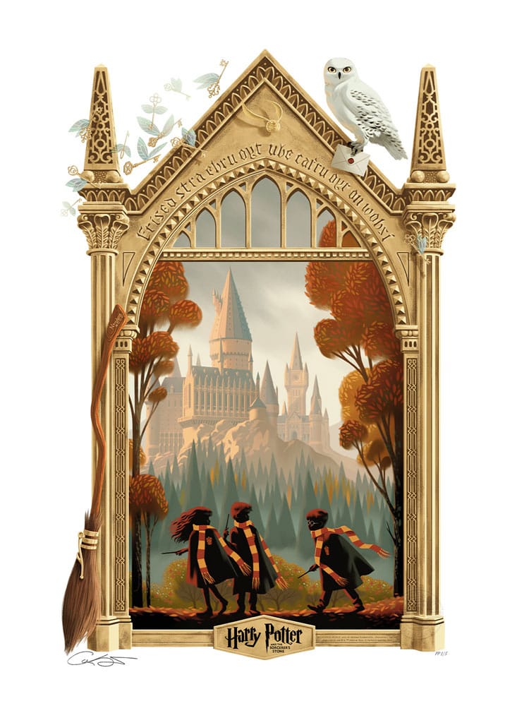 Harry Potter Litografia Harry Potter and the Philosopher's Stone Variant 46 x 61 cm - sin marco