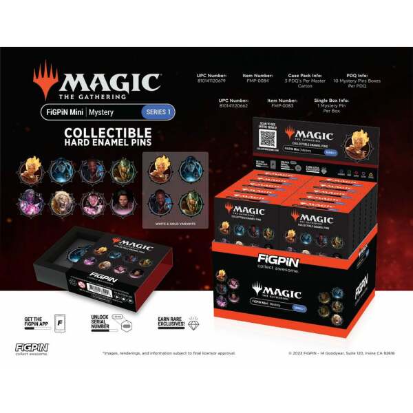 Magic the Gathering: Series 1 Blind Box Enamel Pin - 10 Piece CDU