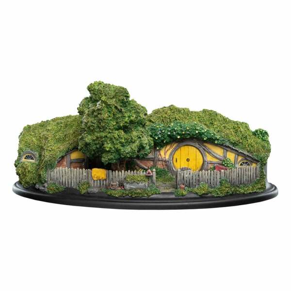 Trilogía de El hobbit Estatua Hobbit Hole -25 Gandalf's Cutting 14 cm