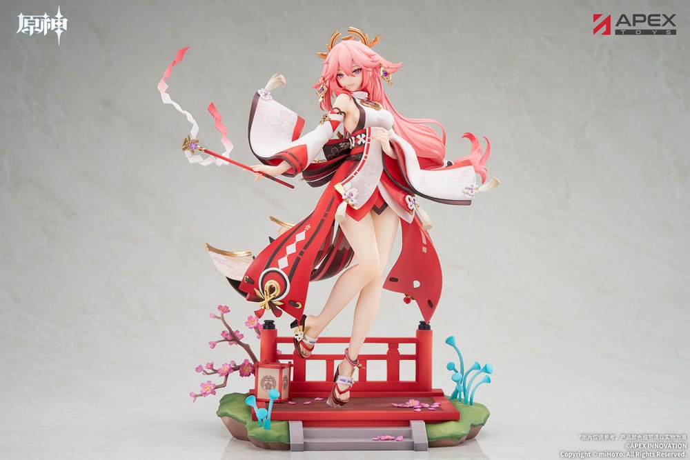 Genshin Impact Estatua PVC 1/7 Yae Miko Astute Amusement Ver. 28 cm