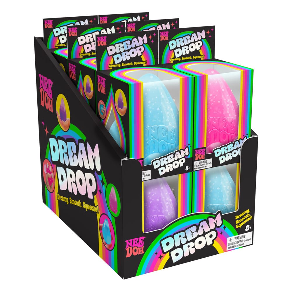 NeeDoh Bolas Antiestrés 8 cm Dream Drop NeeDoh Display (12)