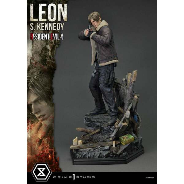Resident Evil 4 Estatua Ultimate Premium Masterline Series 1/4 Leon S. Kennedy 64 cm